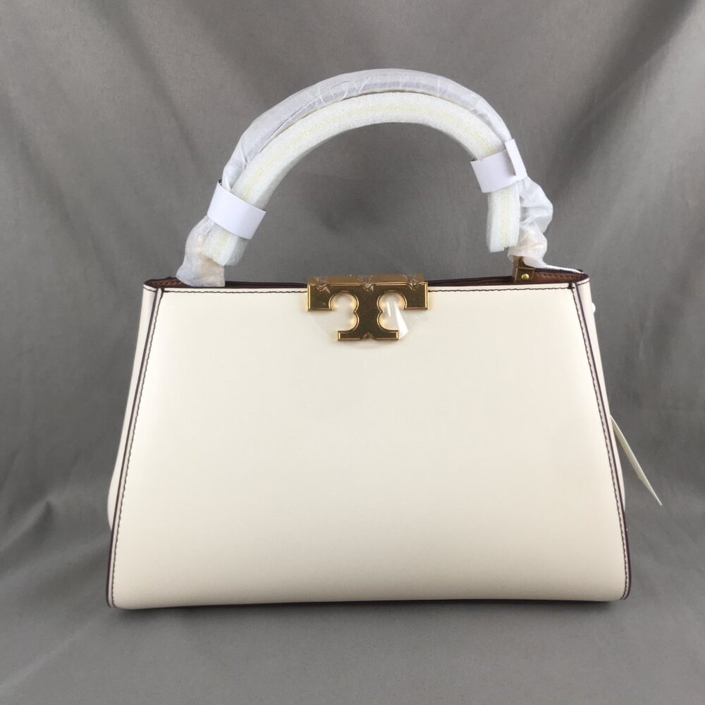 Tory Burch Eleanor Spazzolato Satchel Bag - Picture 3 of 15